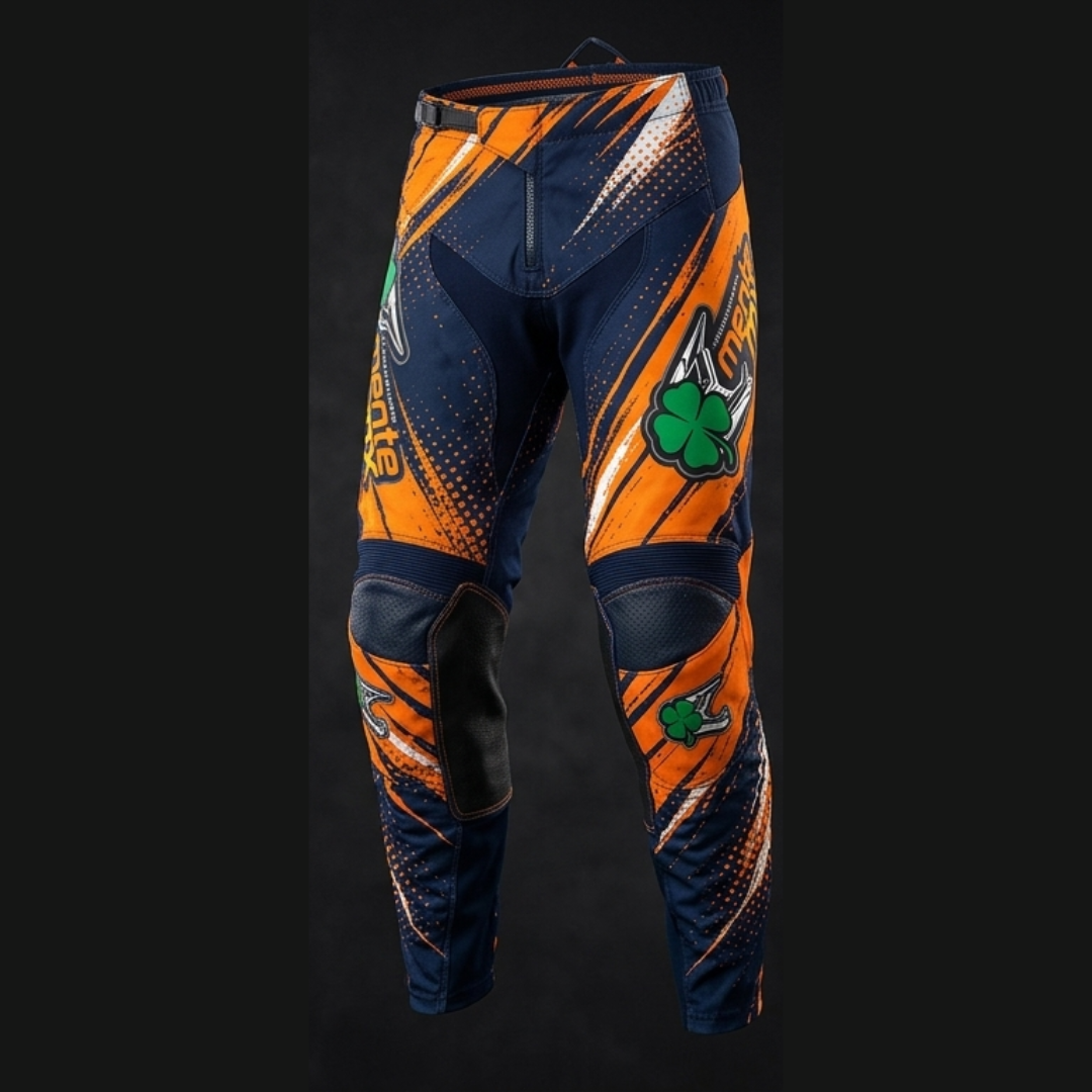 Calça Rider Azul Laranja